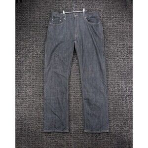 Levis 559 Jeans Mens 40x38 Actual 40x36.5 Gray Relaxed Fit Straight Leg Denim